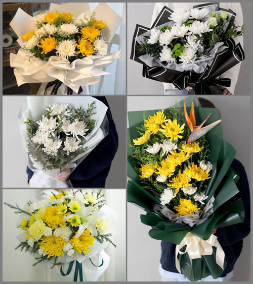 江苏泰州靖江市城南办事处鼎新村白事花束代送
